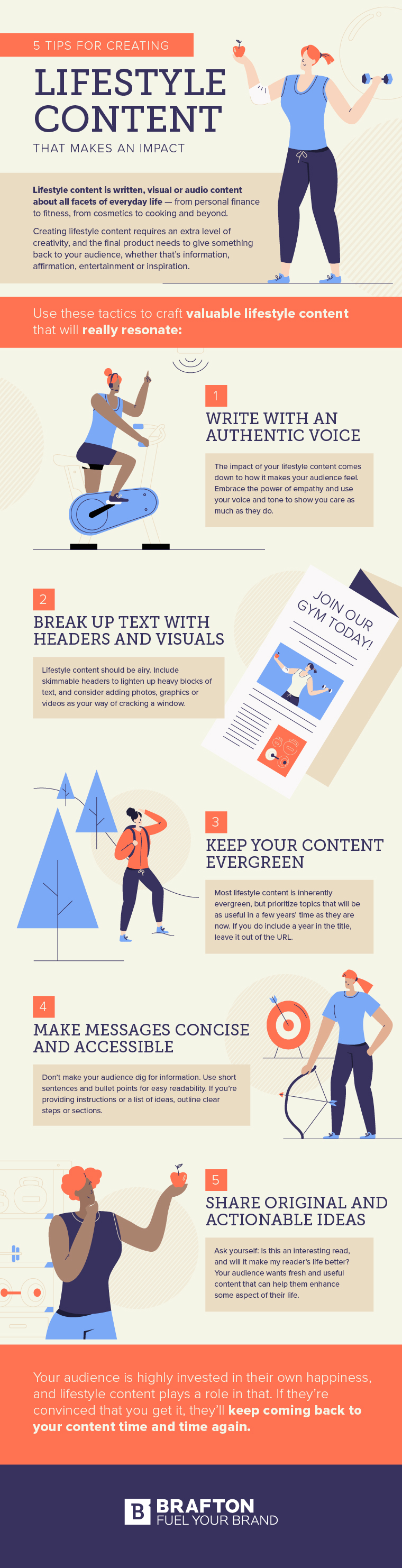 5 tips for creating great lifestyle content