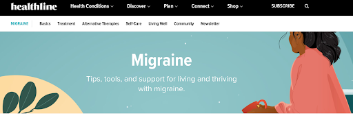 content hubs examples healthline