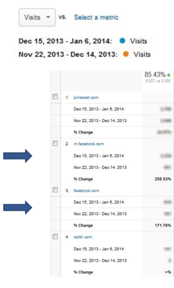 Pregnancy Magazine Success Story Referral Traffic
