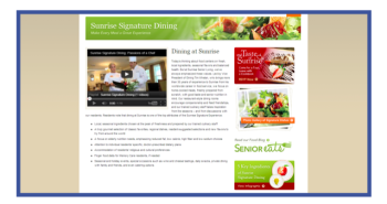 Sunrise Senior Living Blog Content