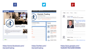 Daniel's Trading Social Content