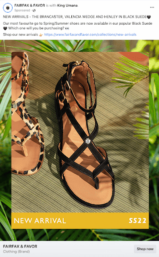 types of advertising example